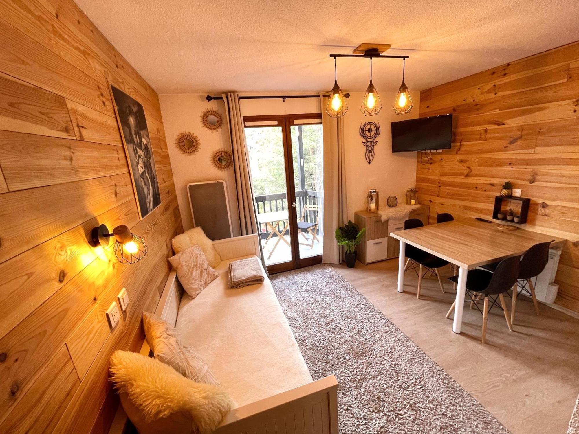 Chalereux Studio A La Montagne Auron Ngoại thất bức ảnh