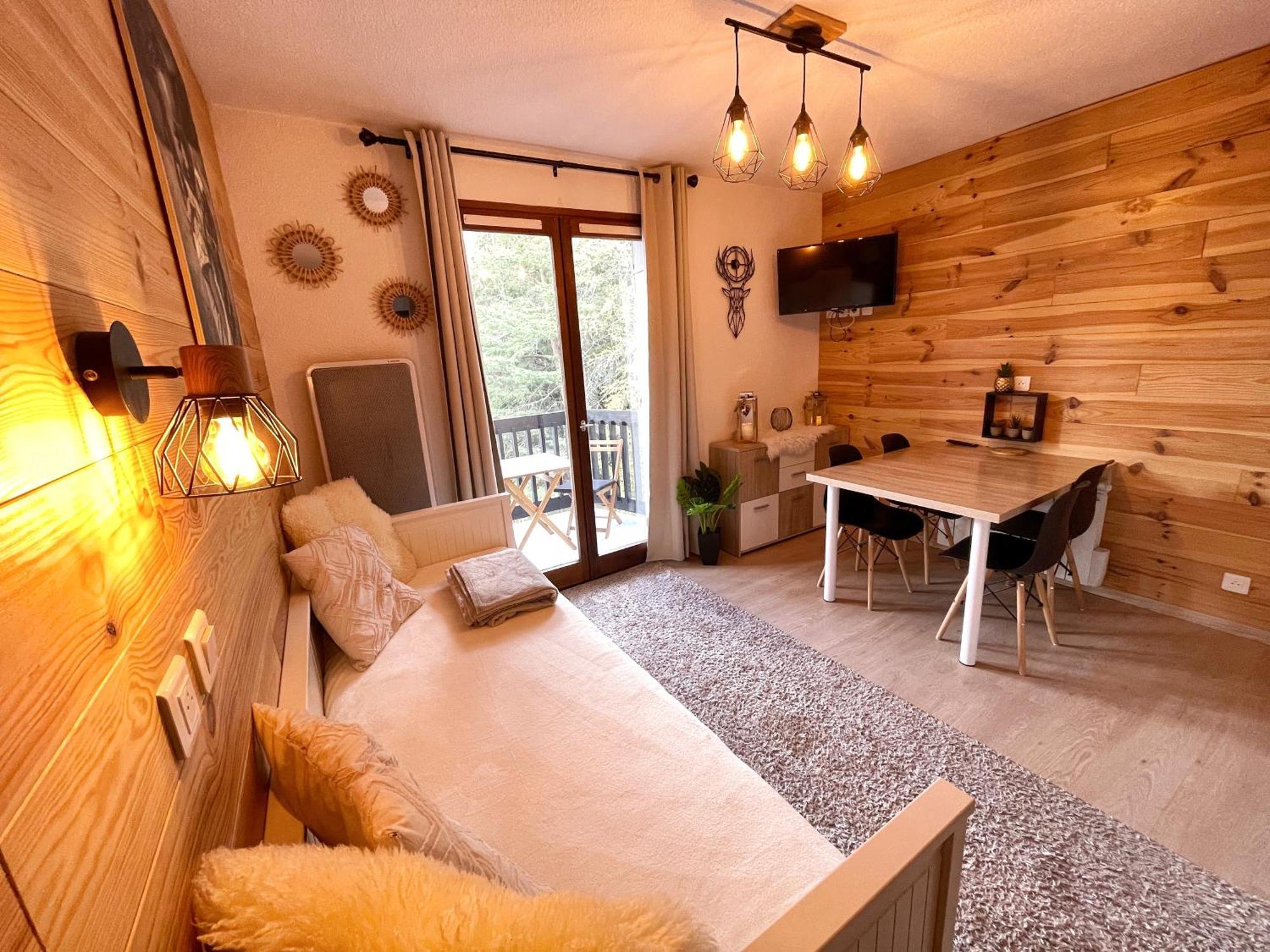 Chalereux Studio A La Montagne Auron Ngoại thất bức ảnh