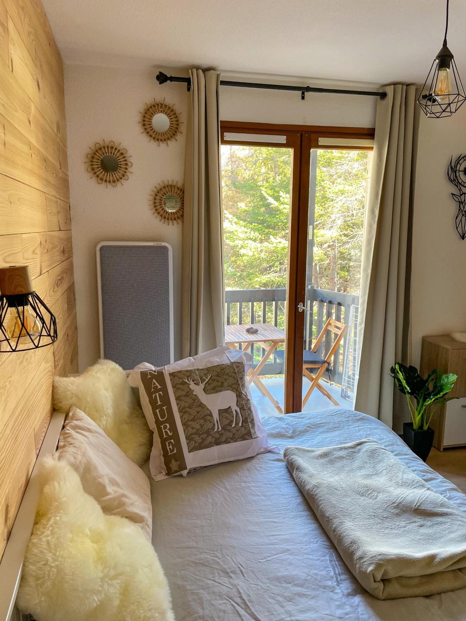 Chalereux Studio A La Montagne Auron Ngoại thất bức ảnh