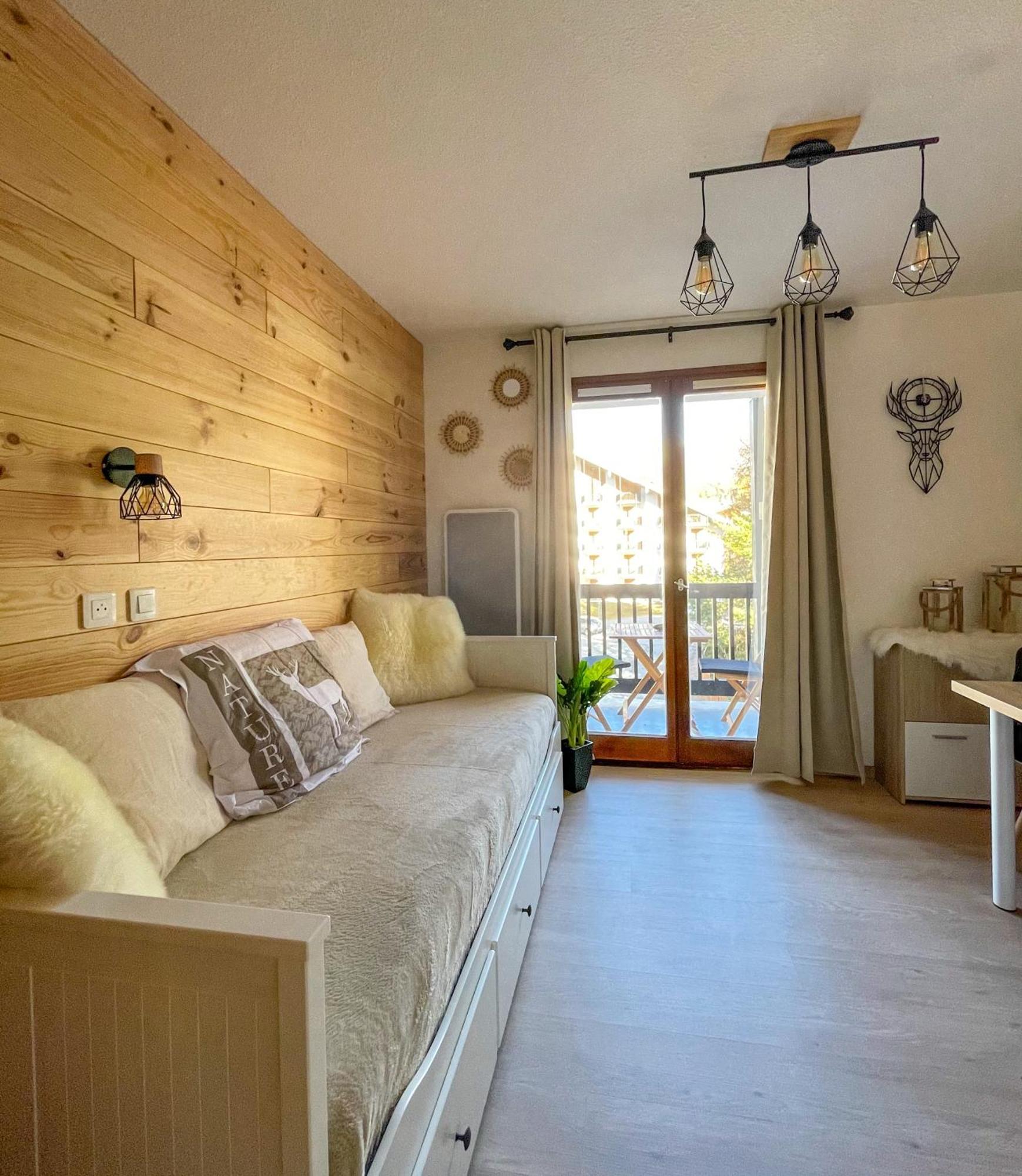 Chalereux Studio A La Montagne Auron Ngoại thất bức ảnh