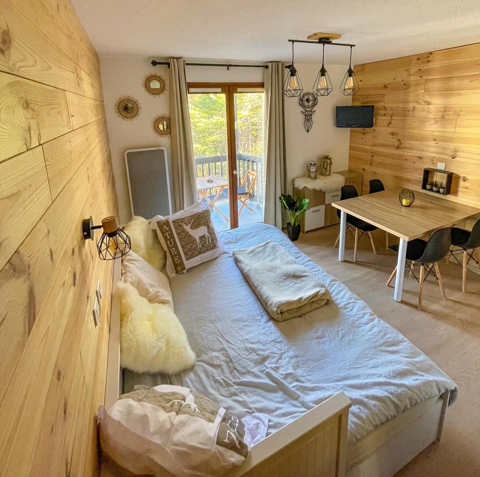 Chalereux Studio A La Montagne Auron Ngoại thất bức ảnh